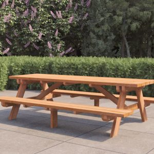 Hardhouten picknicktafel Giant