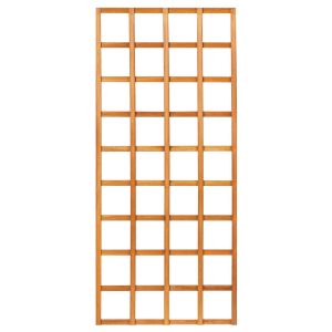 Trellis recht hardhout kunstmatig gedroogd H180 x B90 cm