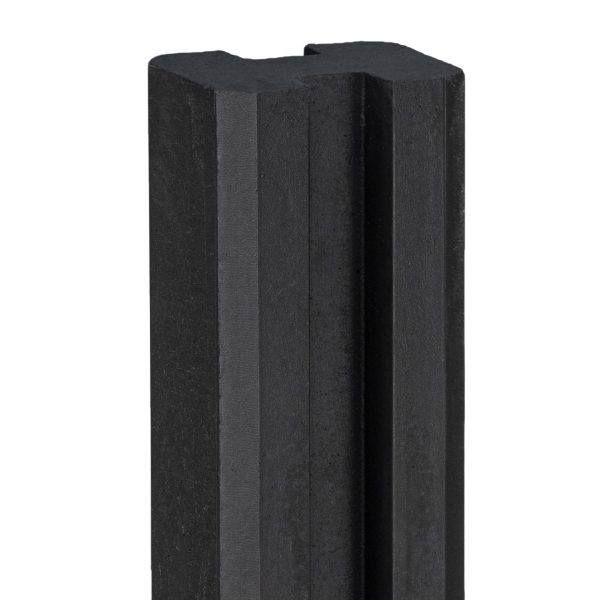 Berton-E-sleufpaal Vecht antraciet gecoat 10 x 10 x 270 cm tussenmodel