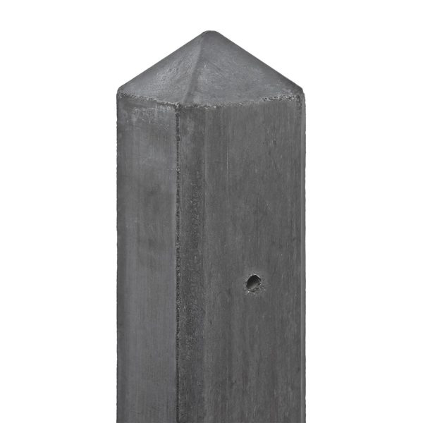 Berton©-paal Amstel lichtgewicht - antraciet diamantkop 10 x 10 x 280 cm T-model