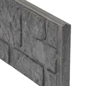 Berton©-motiefplaat antraciet H36 x D3,5 x L184 cm romeinsmotief