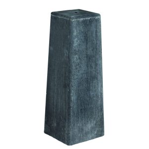 Berton© betonpoer (18,0 x 18,0) > (15,0 x 15,0) x 50,0 cm, antraciet, M16-bus, Eco