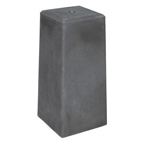 Berton© betonpoer (23,0 x 23,0) > (20,0 x 20,0) x 50,0 cm, antraciet, M20-bus, XL