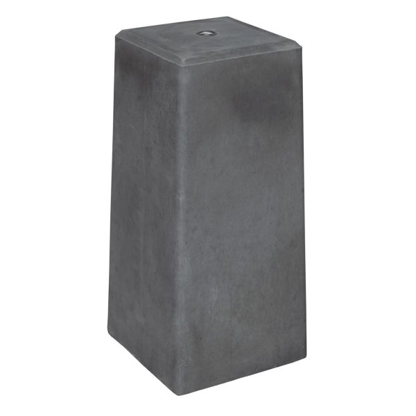Berton© betonpoer (23,0 x 23,0) > (20,0 x 20,0) x 50,0 cm, antraciet, M20-bus, XL