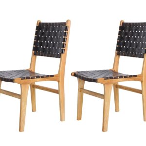 Teak tuinstoel Bantam (set van 2 stoelen)