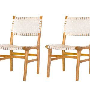 Teak tuinstoel Mataram (set van 2 stoelen)