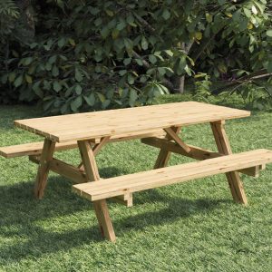 Picknicktafel Basis 180 cm vuren gedroogd, groen geïmpregneerd