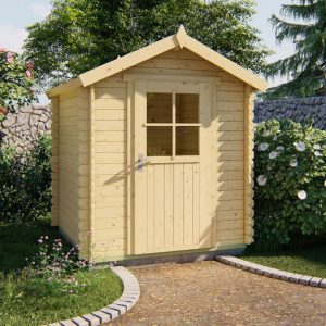 Blokhut - Tuinhuis Richard | 28 mm | vuren bruin geïmpregneerd