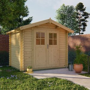 Blokhut - Tuinhuis Robert | 28 mm | vuren Red Class Wood geïmpregneerd