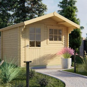 Blokhut - Tuinhuis Bo | 28 mm | vuren Red Class Wood geïmpregneerd