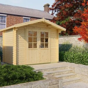 Blokhut - Tuinhuis Anja | 28 mm | vuren Red Class Wood geïmpregneerd