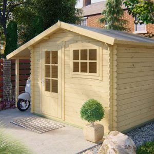 Blokhut - Tuinhuis Lars | 28 mm | vuren Red Class Wood geïmpregneerd