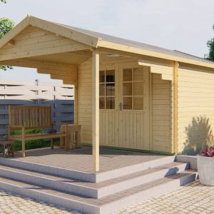 Blokhut - Tuinhuis Georg | 28 mm | vuren Red Class Wood geïmpregneerd