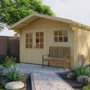 Blokhut - Tuinhuis Ingmar | 28 mm | vuren Red Class Wood geïmpregneerd