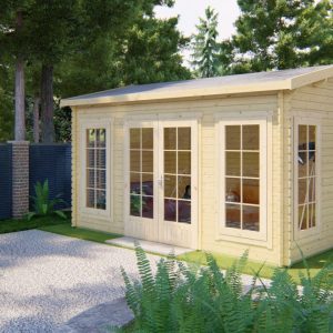 Blokhut - Tuinhuis Arne | 28 mm | vuren Red Class Wood geïmpregneerd