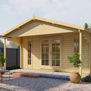Blokhut - Tuinhuis Emiel | 44 mm | vuren Red Class Wood geïmpregneerd