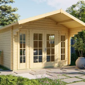 Blokhut - Tuinhuis Sören | 44 mm | vuren Red Class Wood geïmpregneerd
