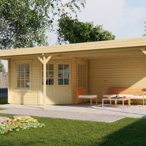 Blokhut - Tuinhuis Annette | 40 mm | vuren Red Class Wood geïmpregneerd