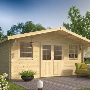 Blokhut - Tuinhuis Pavel | 44 mm | vuren Red Class Wood geïmpregneerd