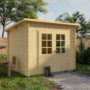 Blokhut - Tuinhuis Mila | 28 mm | vuren Red Class Wood geïmpregneerd