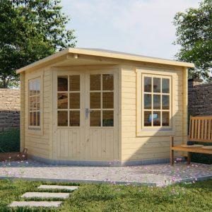 Blokhut - Tuinhuis Emma | 40 mm | vuren Red Class Wood geïmpregneerd