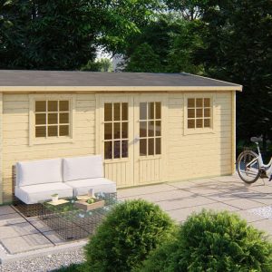 Blokhut - Tuinhuis Dianne | 40 mm | vuren Red Class Wood geïmpregneerd