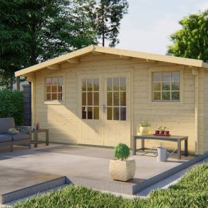 Blokhut - Tuinhuis Jackalyn | 40 mm | Red Class Wood geïmpregneerd
