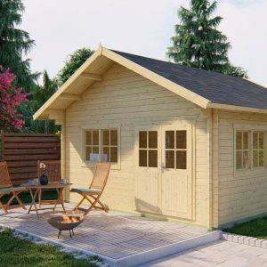 Blokhut - Tuinhuis Llanes | 44 mm | onbehandeld