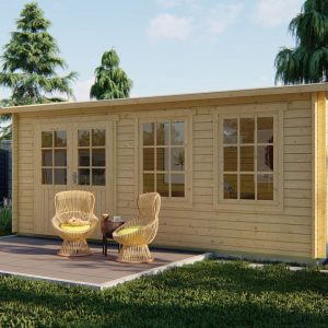 Blokhut - Tuinhuis Sophie | 40 mm | Red Class Wood geïmpregneerd