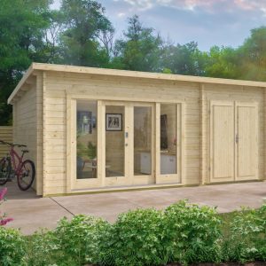 Blokhut - Tuinhuis Meg | 44 mm | onbehandeld