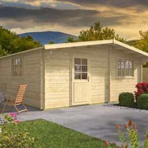 Blokhut - Tuinhuis Cantabria | 44 mm | Red Class Wood geïmpregneerd