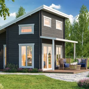 Sauna huis Kokkola | 70 mm | onbehandeld