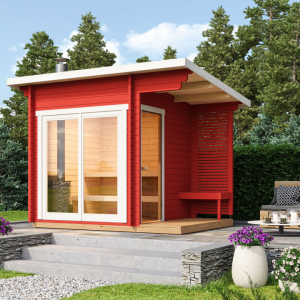 Sauna huis Tampere XS | 40 mm | onbehandeld