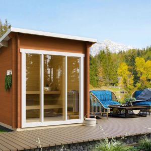 Sauna huis Tampere XXS | 40 mm | onbehandeld