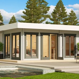Sauna huis Kristinestad | 70 mm | onbehandeld