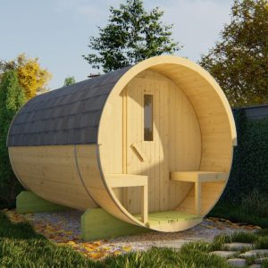 Saunabarrel | Ø205 x 300 cm | 38 mm | onbehandeld vuren