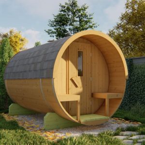Saunabarrel | Ø205 x 300 cm | 42 mm | Thermowood