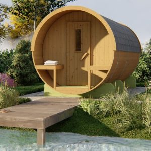 Saunabarrel | Ø205 x 400 cm | 42 mm | Thermowood