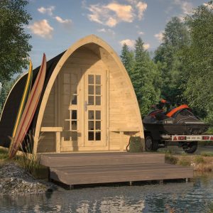 Camping POD 480 | 28 mm | vuren onbehandeld