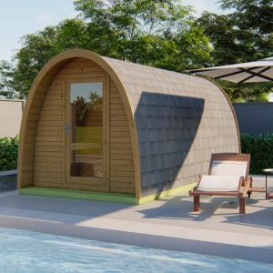 Sauna POD Tolva 480 cm | 42 mm | Thermowood