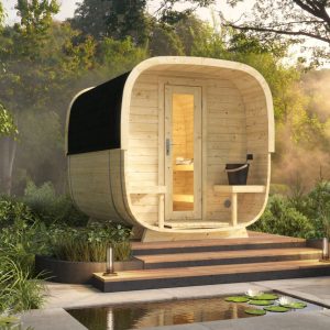 Sauna cube Rovaniemi 280 cm | 38 mm | onbehandeld