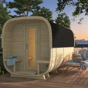 Sauna cube Rovaniemi 390 cm | 38 mm | onbehandeld