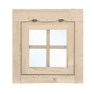 Uitzetraam enkel W4 vuren 57 x 57 cm | grijs geïmpregneerd