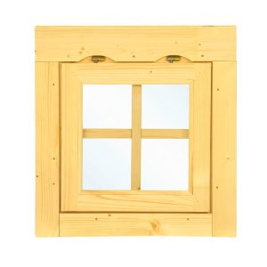 Uitzetraam enkel W4 vuren 57 x 57 cm | honinggeel geïmpregneerd