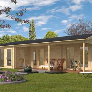 Blokhut - Tuinhuis Letterkenny | 70 mm | vuren Red Class Wood geïmpregneerd