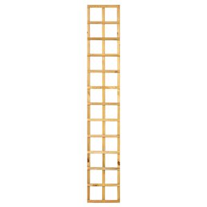 Trellis recht, lamel 1,3 x 2,5 cm grenen groen geïmpregneerd H180 x B30 cm
