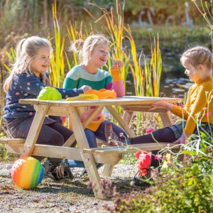 Kinderpicknicktafel, geschaafd grenen