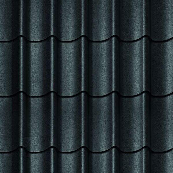 Dakpanprofielplaten mat zwart, Kukka