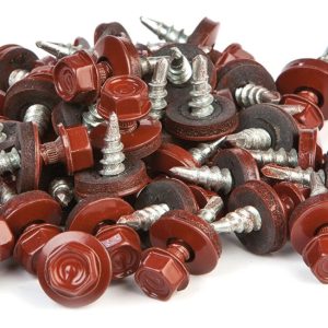 Aquapan / Easypan schroeven - rood - 20 mm - doos van 40 stuks