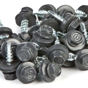 Aquapan / Easypan schroeven - antraciet - 20 mm - doos van 40 stuks